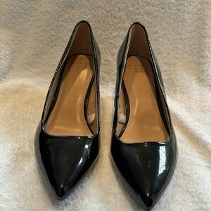 A New Day Patent Black Low Heels Size 7 Women’s